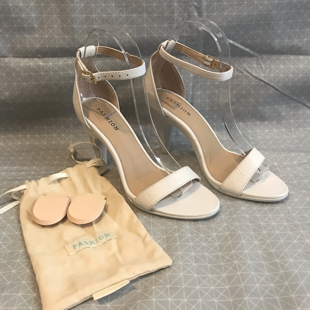 Pashion Footwear 1.0 The Pashionista in White Leather 6